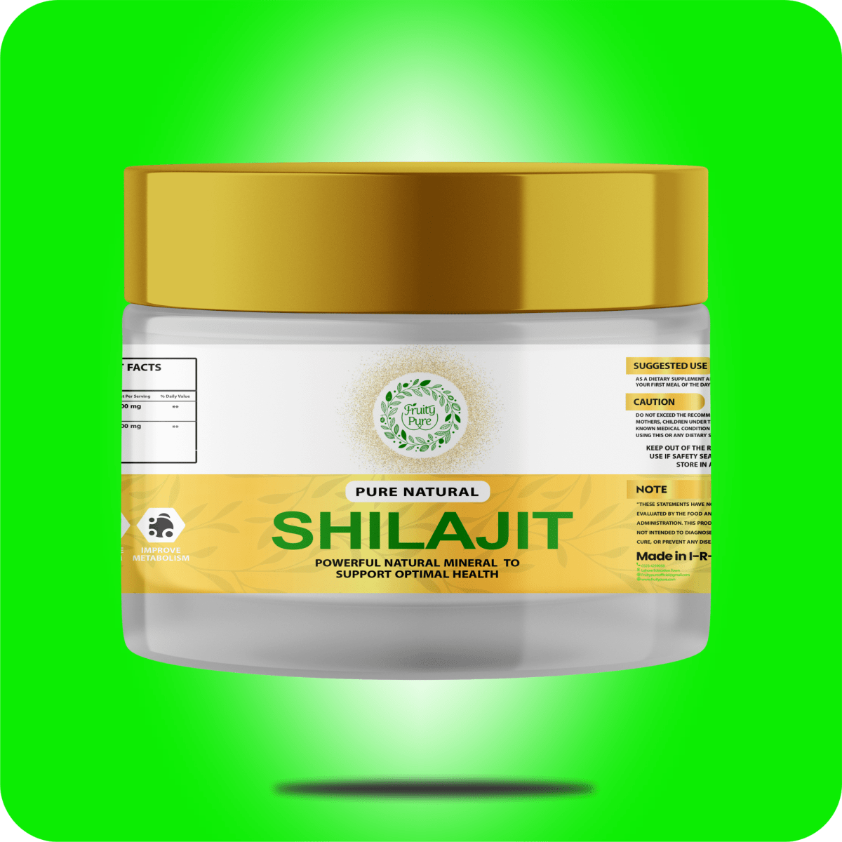 Pure Natural Shilajit - Shilajit | Fruity Pure